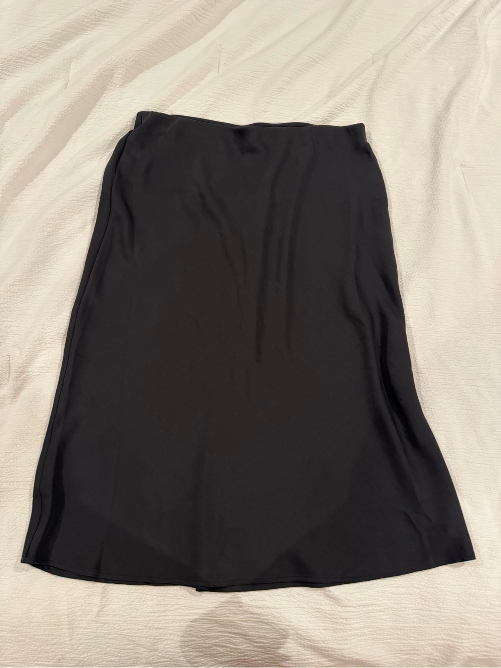 a new day Black Bias-Cut Midi Skirt